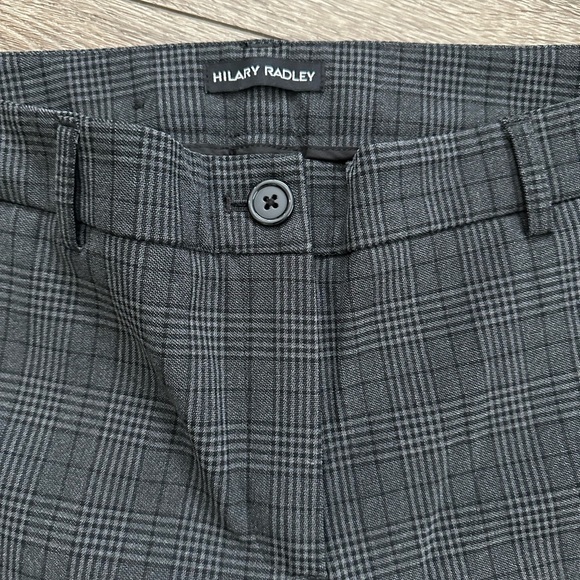 Hilary Radley Gray Plaid Pants 12 x 32 - Picture 2 of 4